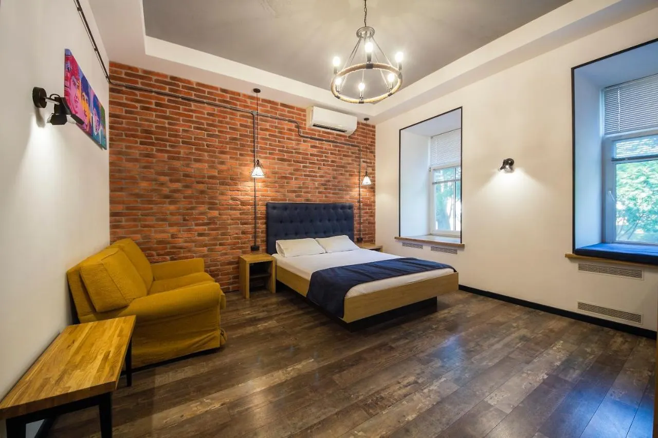 Loft Design Apartments On Desyatynnyi Ln location
